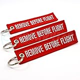 Rotary13B1 - Remove Before Flight Key Chain - 3 Pack