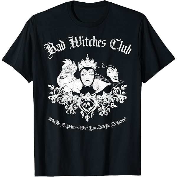 Amazon.com: Disney - Villains Bad Girls T-Shirt : Clothing