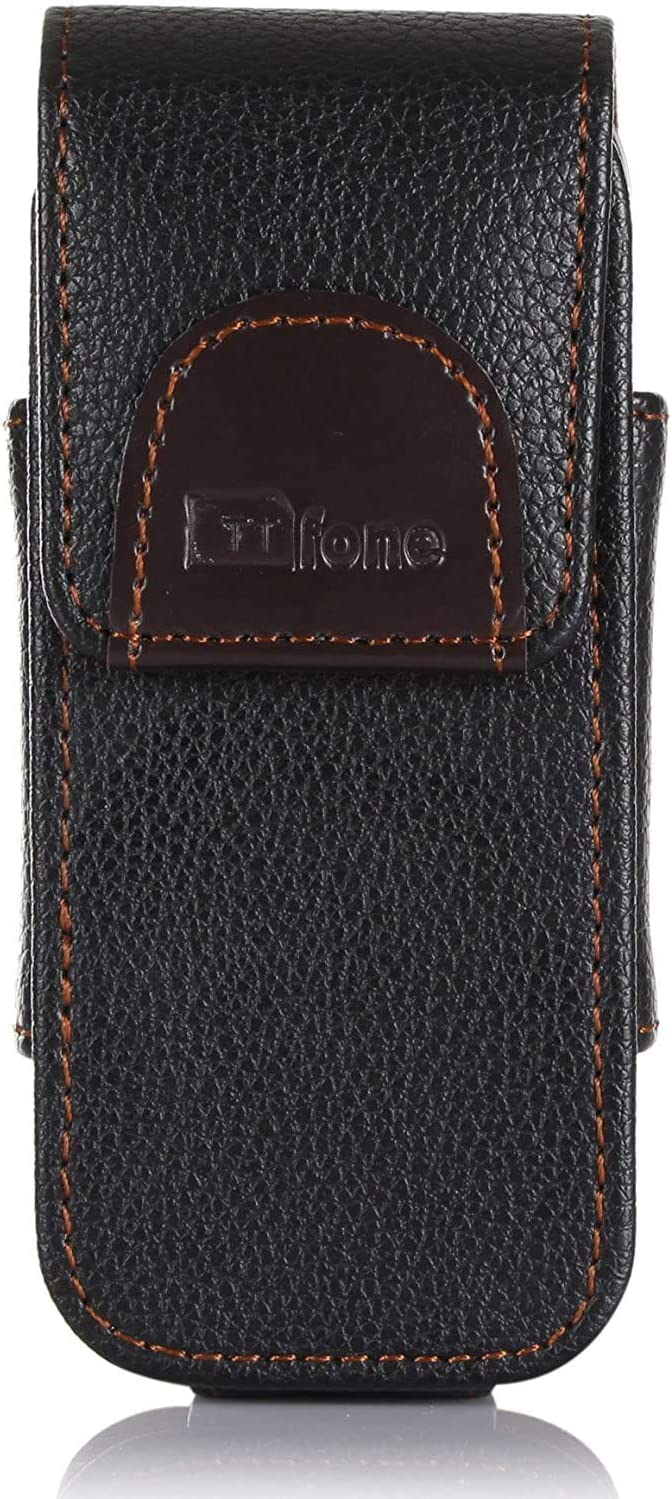 TTfone Premium Holster Case - Impact Resistant with belt clip for TTsims Dual Sim Mobile Phone (TT130)