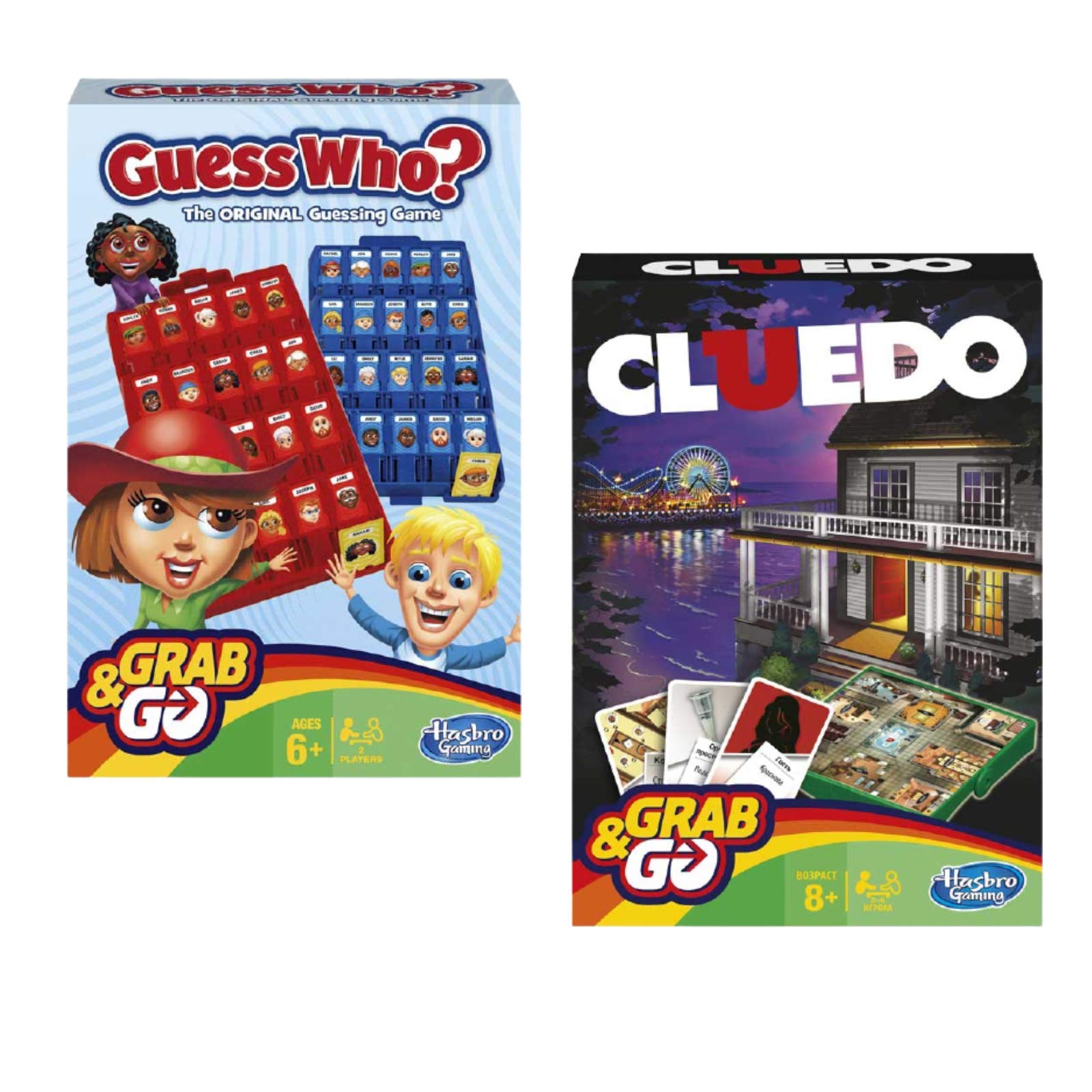 Cluedo Grab & Go Guess Who Grab & Go Bundle