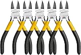 BOOSDEN 5" Wire Cutters, 5 Pack, Precision Cutting