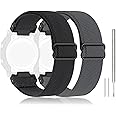 Sunnyson 2 Pack Stretchy Nylon Watch Bands Compatible with Casio G-Shock DW-5600/8900/GWM5610,Elastic Soft Adjustable Replacement Bands Compatible with Casio Watch GA-100/GA-100C/GA-300/GW-B5600/GB-5600/GW-6900