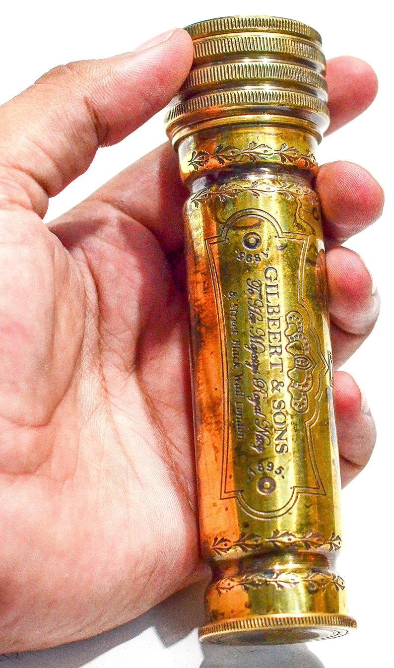 THE ANTIQUE HOUSE Brass Kaleidoscope, Handmade Kaleidoscope, Kids Gift, Birthday Gift, Unique Gift, Graduation Gift, Working Kaleidoscope