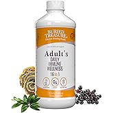 Buried Treasure Adult Daily Immune Wellness - 16 Fl oz, 16 serv, Liquid Nutrient Blend for Immune Support with Elderberry, Echinacea, Vitamins & more