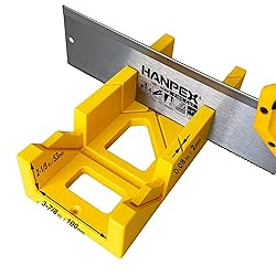 Hanpex 12 Inch Heavy Duty Mitre Box Cuts both 45