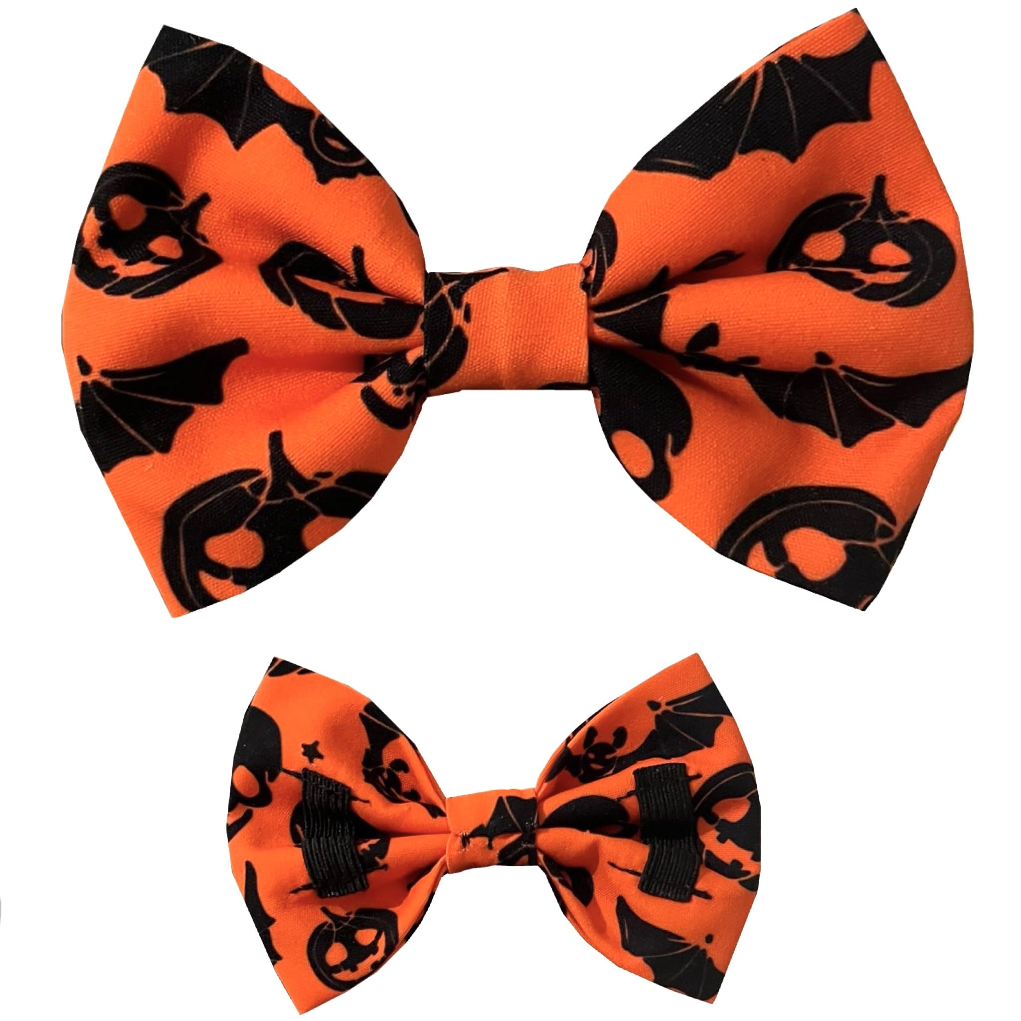 New Dogs Bow Tie Bowtie Halloween Elastic Band ACCESSORY Handmade UK (M)