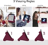 Mcbazel Tablet Pillow Stand for iPad Dark Wine Red Multi-Angle Cushion view 4