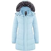 wantdo Women's Long Hooded Winter Coat Warm Quilted Puffer Jacket(Available in Plus Size)