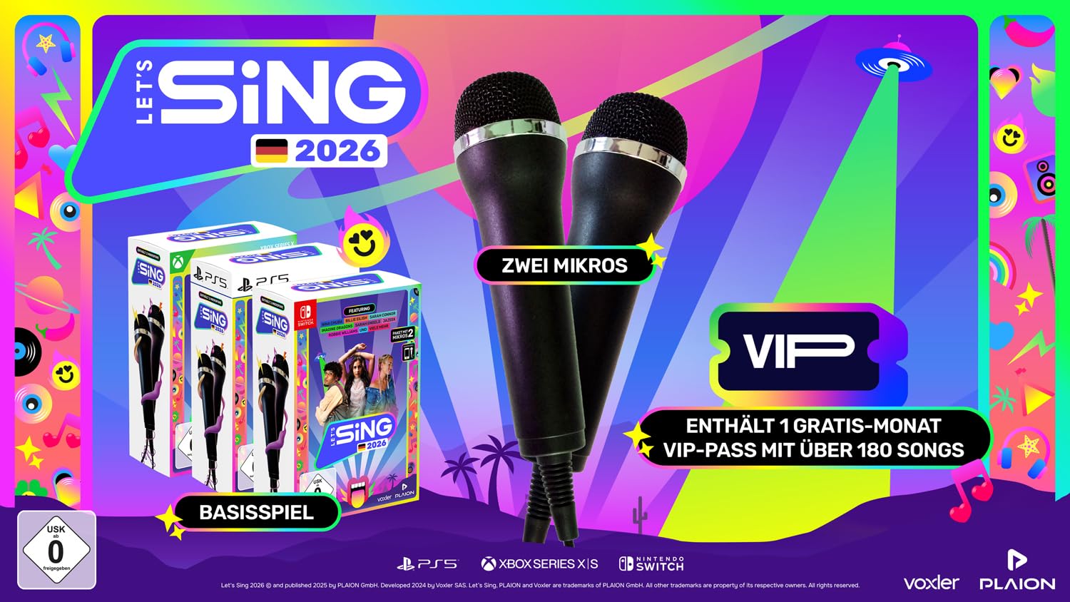 Let's Sing 2026 German Version [+ 2 Mics] (Switch) 2