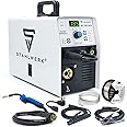 S STAHLWERK 185A 3-in-1 MIG Welder - Flux Core/MIG/Lift TIG/Stick Welding Machine, 110V/220V Dual Voltage, Gas/Gasless, Portable Welder