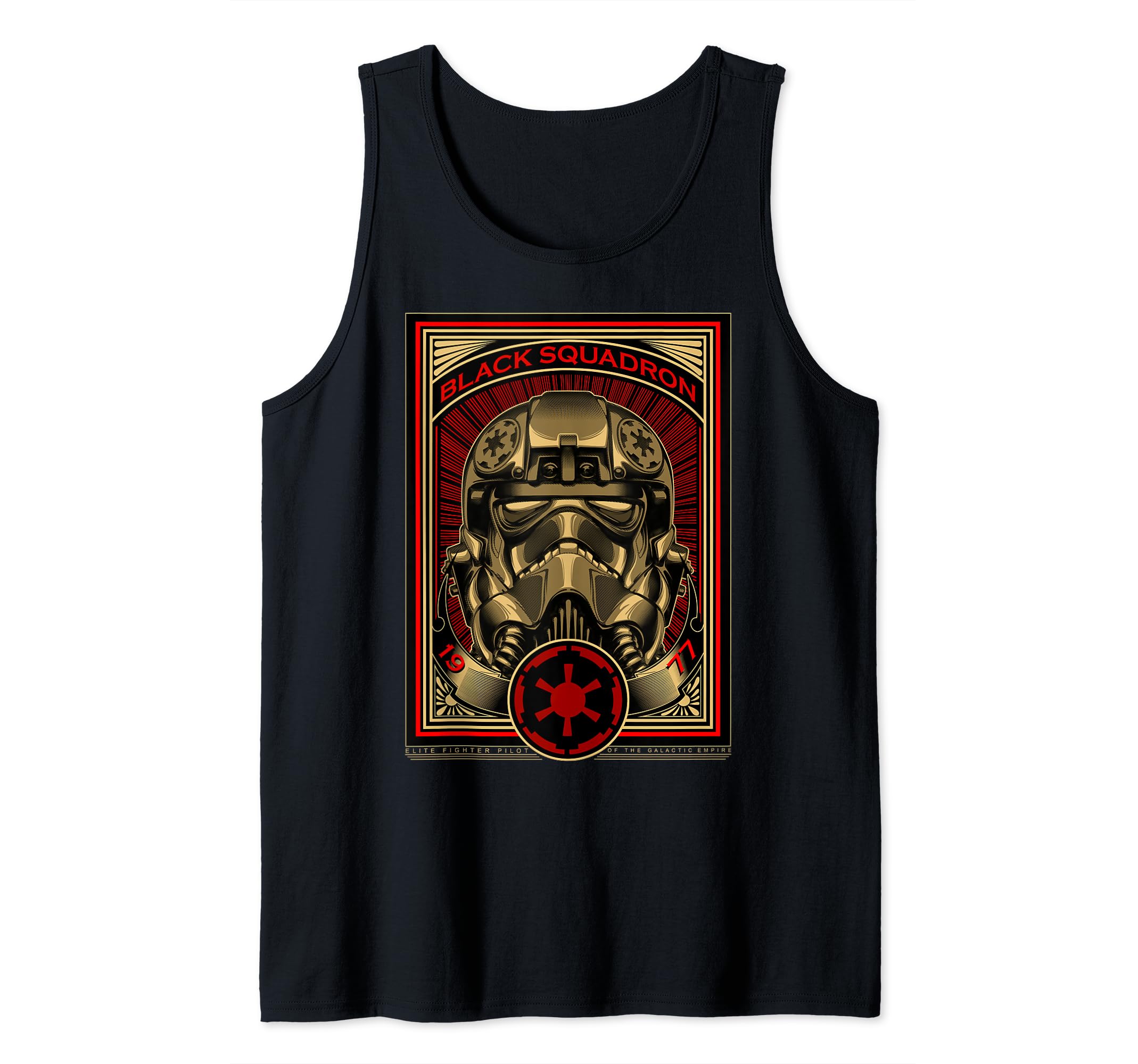 Star Wars Black Squadron Propaganda Poster Tank Top