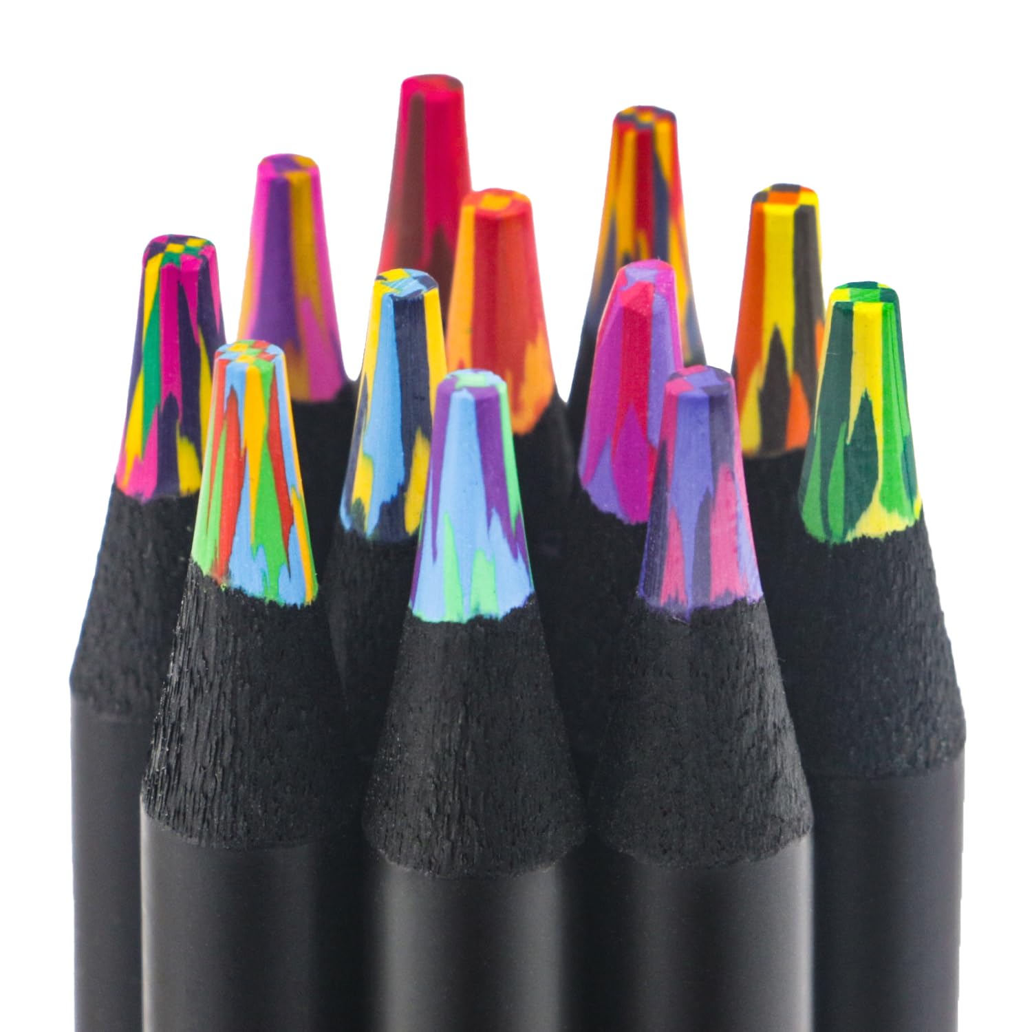 12-Color Rainbow Pencils Set- Classroom Must Haves & Back to School Supplies | Multicolored Drawing Pencils for Adults & Artists, Professional Art Supplies for Coloring Books, Sketching & Illustration