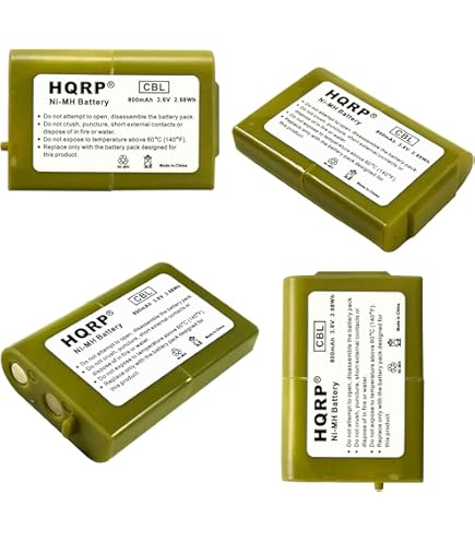 Kastar HHR-P103 Replacement Battery - 3.6V 1000mAh Ni-MH For Panasonic Cordless Phones & More