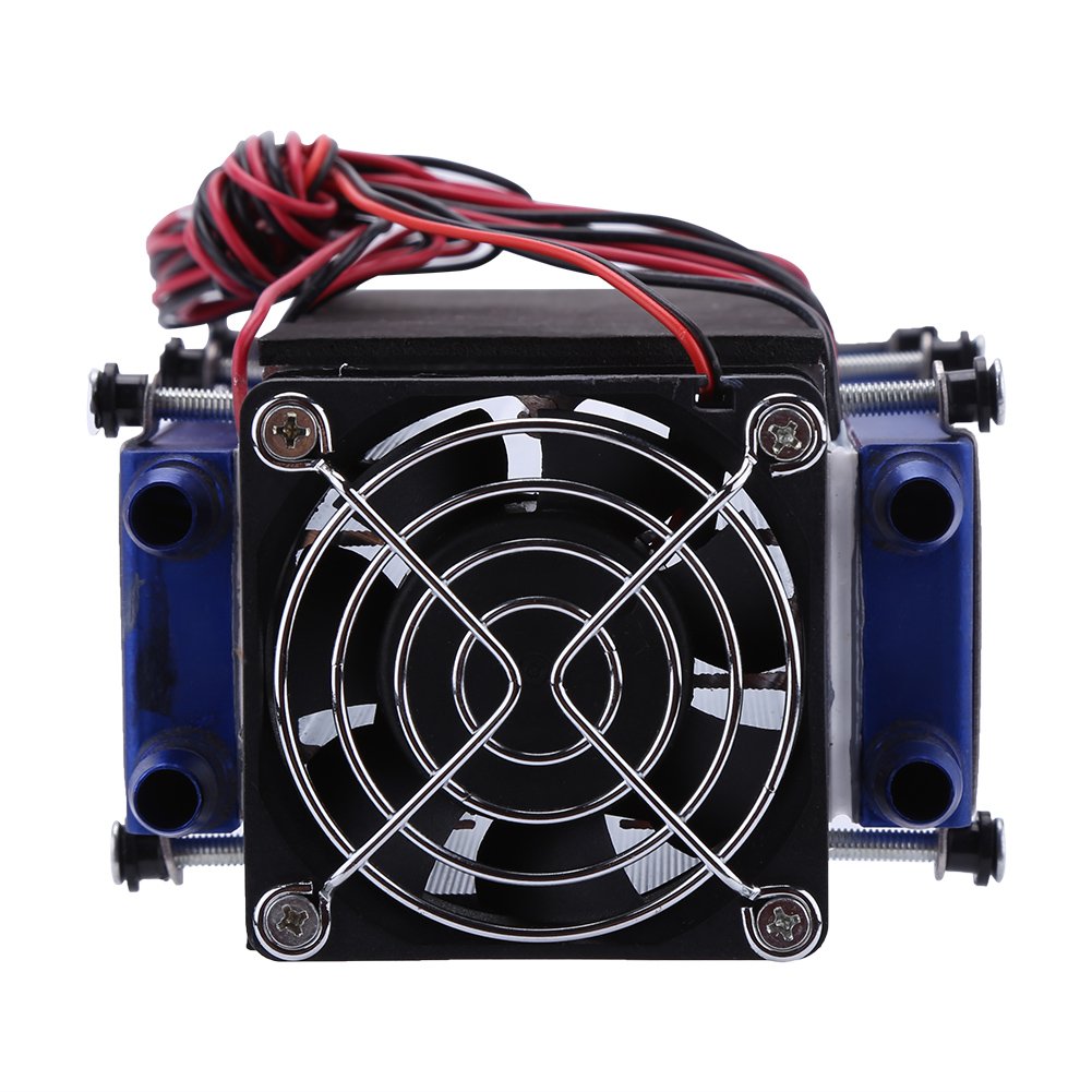 Water Chiller,12V 576W 8 Chips Chiller TEC1-12706 DIY Thermoelectric Cooler Refrigeration Air Cooling Device Semiconductor Refrigeration Cooler for Space Cooling