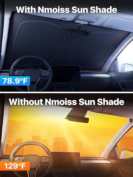 NMOISS CAR WINDSHIELD SUN SHADE [DOT MATRIX REFLECTIVE COATING] QD 02