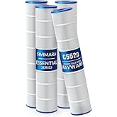 Swimara C5520 C5500 Pool Filter Cartridges, Replacement for Hayward CX1380RE, PA137, 548 Sq. Ft., 4-Pack, Essential Series