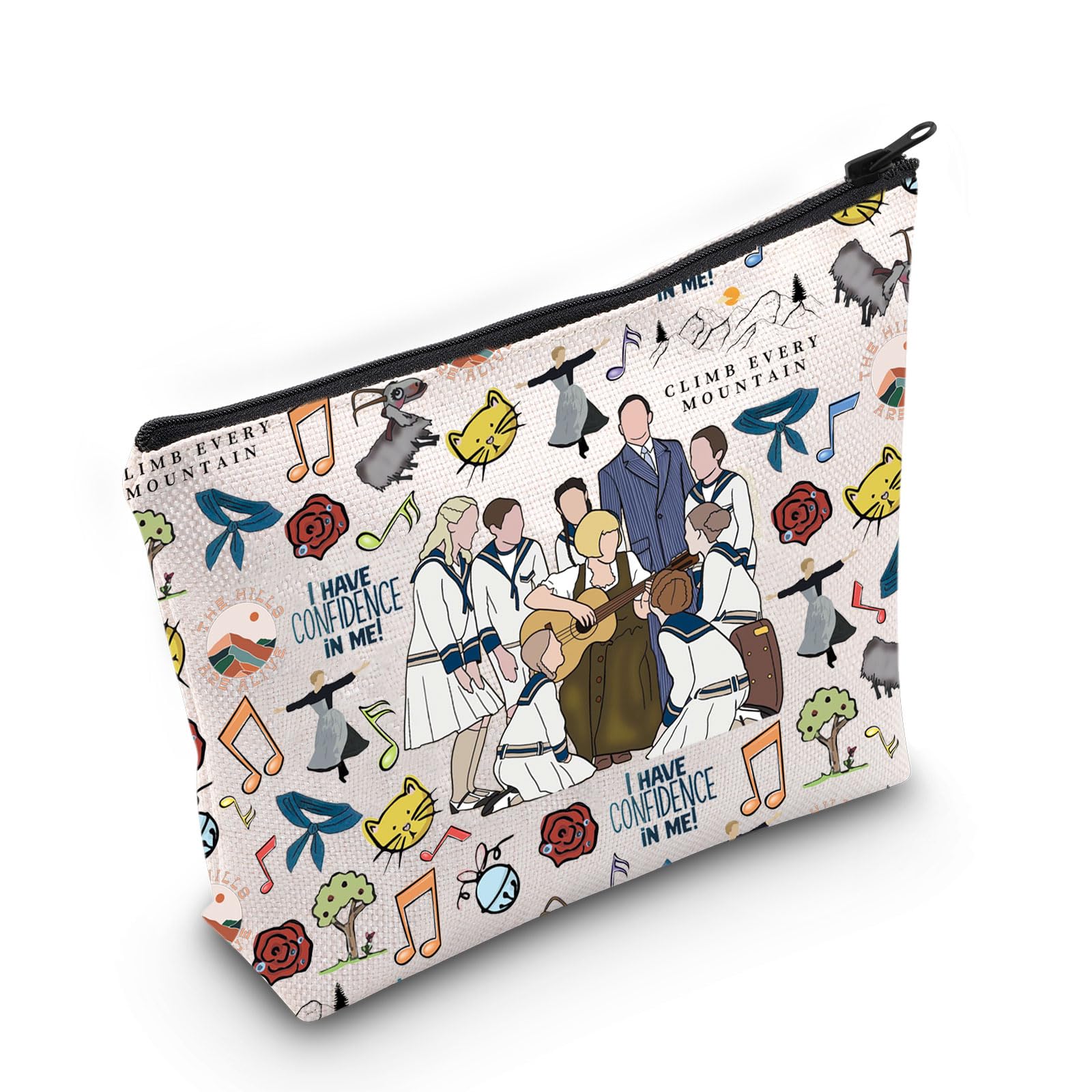Von Trapp Gift Musical Movie Cosmetic Bag Music Lover Gift Singing Gift (Climb Every UK)