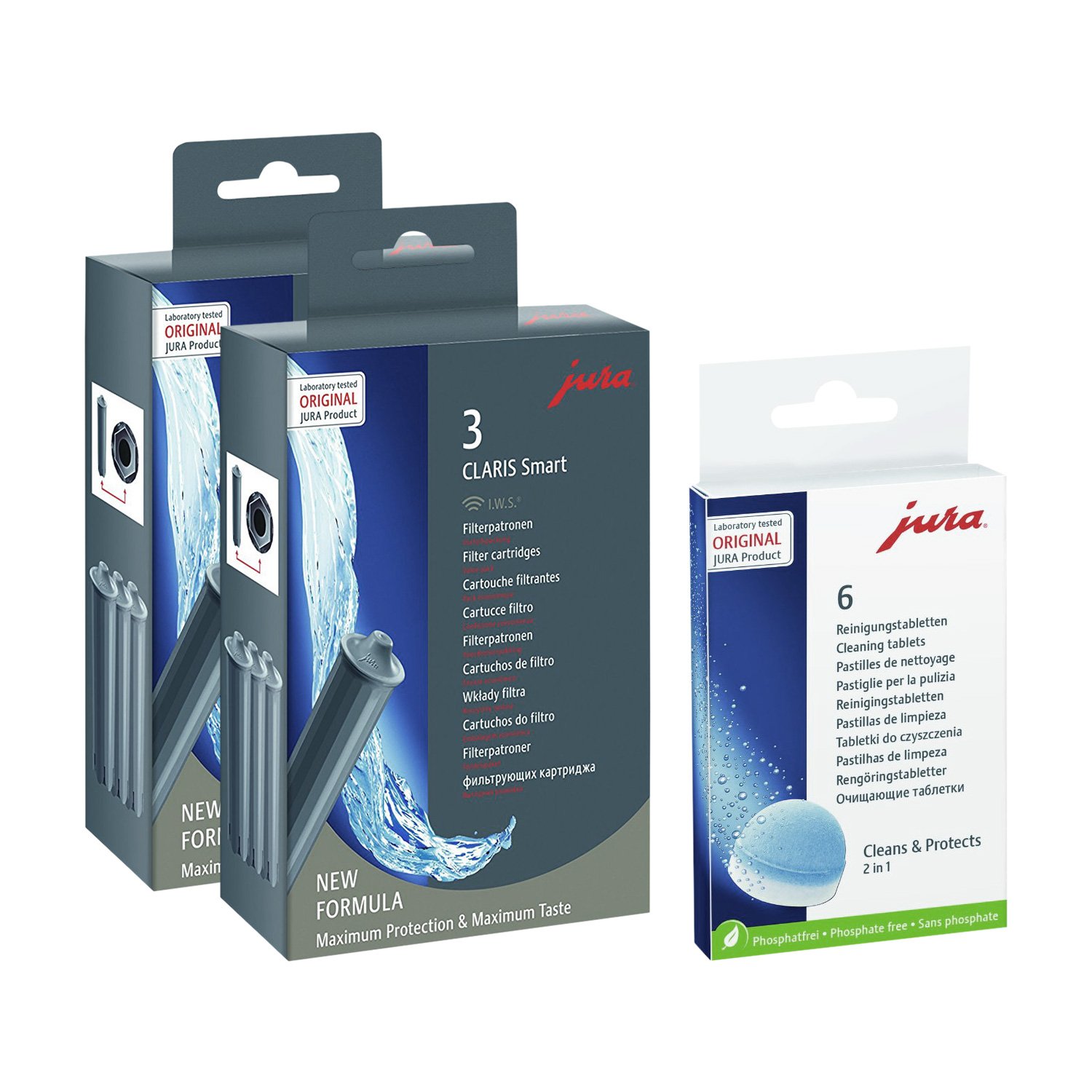 Jura 71794 + 62715 nevera Pack, Claris Filtro tinta Smart (2 x 3 ...