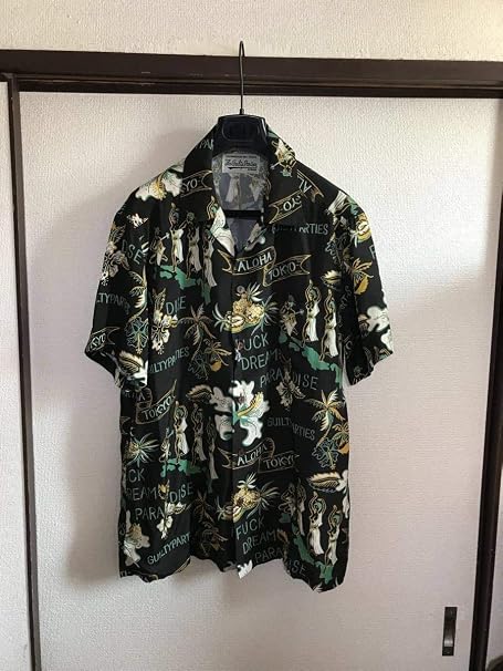 Wacko Maria 20ss Hawaiian Shirt S S Type 3 マリア柄アロハシャツ 6月17日値下 ブラック サイズ S 公式 カインドオルオンライン ブランド古着通販