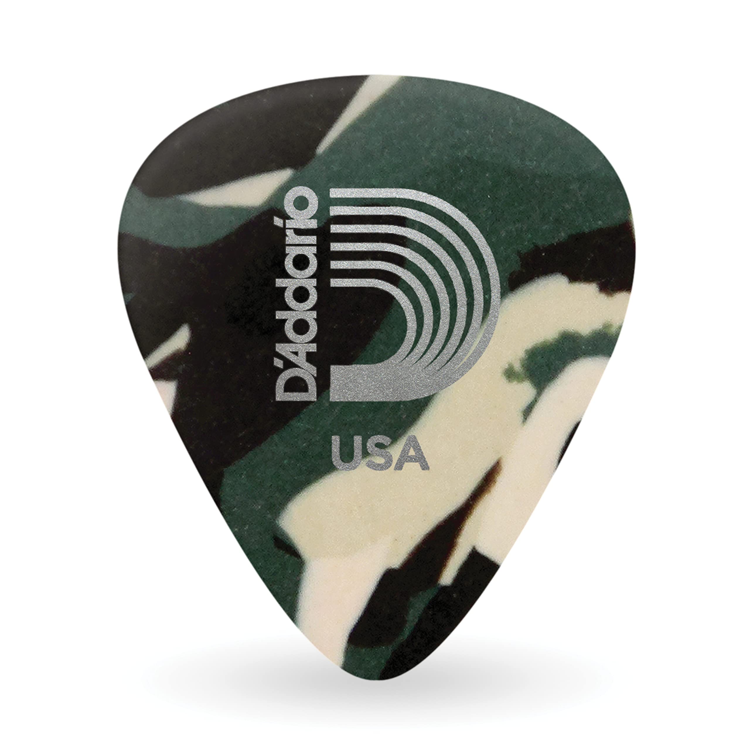 Planet Waves Camouflage Celluloid Medium Guitar Picks (Pack of 25)