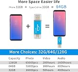AVOMOCO 256GB USB C Dual Flash Drive Type C OTG for Samsung Galaxy Pixel LG view 4