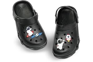 Drecage Toddler Clogs Kids Clogs for Girls Boys Little/Big Kids Slip on Garden Sandals Waterproof Water Clogs Beach Shoes