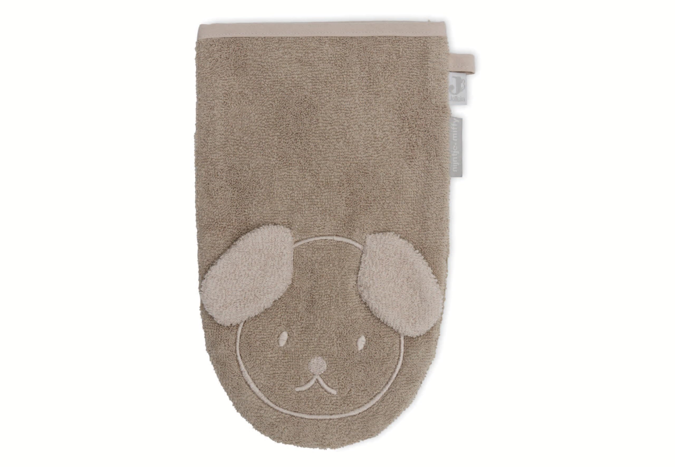 Jollein Baby Wash Mitts - Terry Cloth - Snuffy - 27 x 16 cm - 100% Cotton - Wash Cloth Baby - Oeko-Tex Certified - Miffy Collection