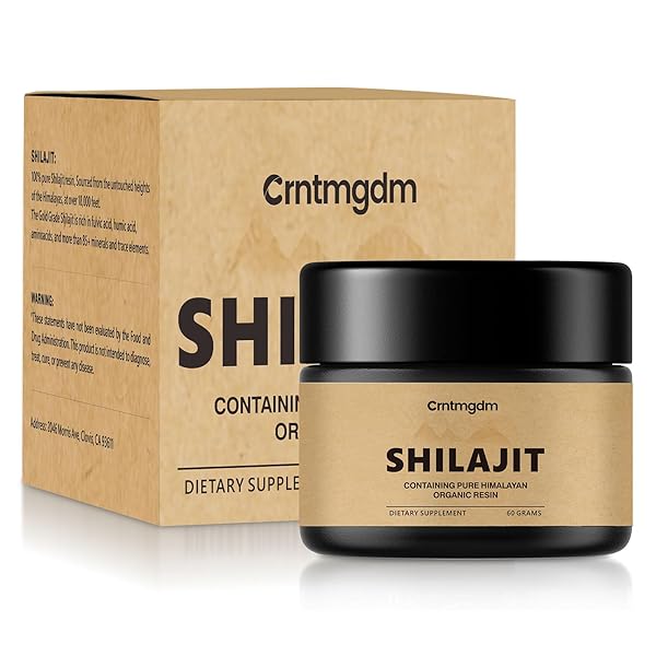 SHILAJIT PURE HIMALAYAN ORGANIC SHILAJIT RESIN WITH 85+ HUMIC ACID, TRACE MINERALS, AND FULVIC ACID, POWERFUL SHILAJIT GEL FOR MEN & WOMEN, PREMIUM ENHANCER FOR ENERGY AND IMMUNE SUPPORT, 60G