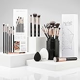 Niré Beauty Most Loved Artistry and Eye Brush Set - Your Best Selection of Makeup Brushes Great for Professionals and Beginners