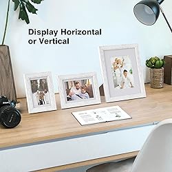 Povrgive Picture Frames Set of 10 White, Bulk MDF