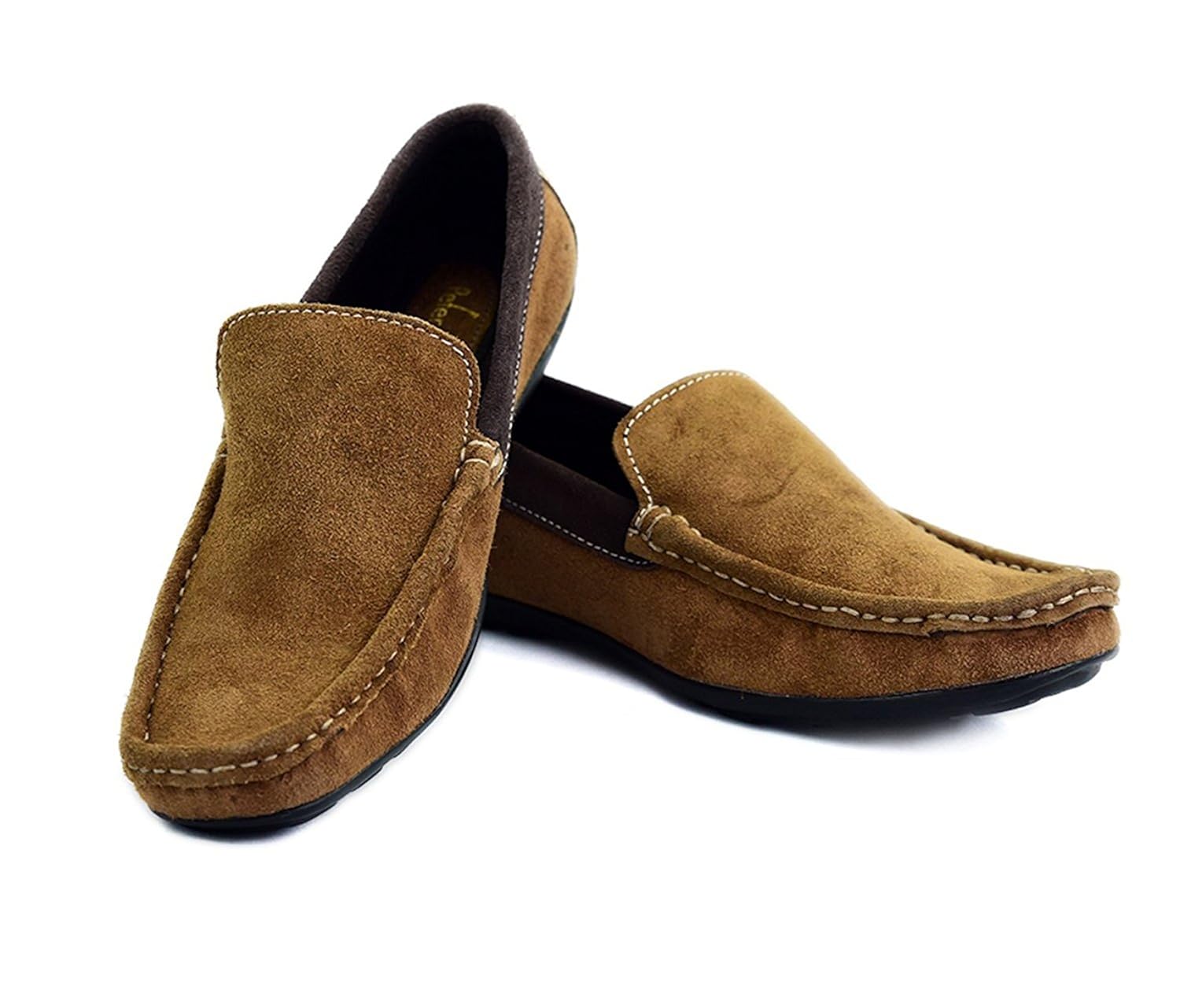 peter john leather's men's canvas loafer