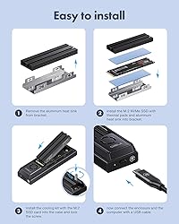 ineo M.2 NVMe NGFF SSD 20Gbps Docking