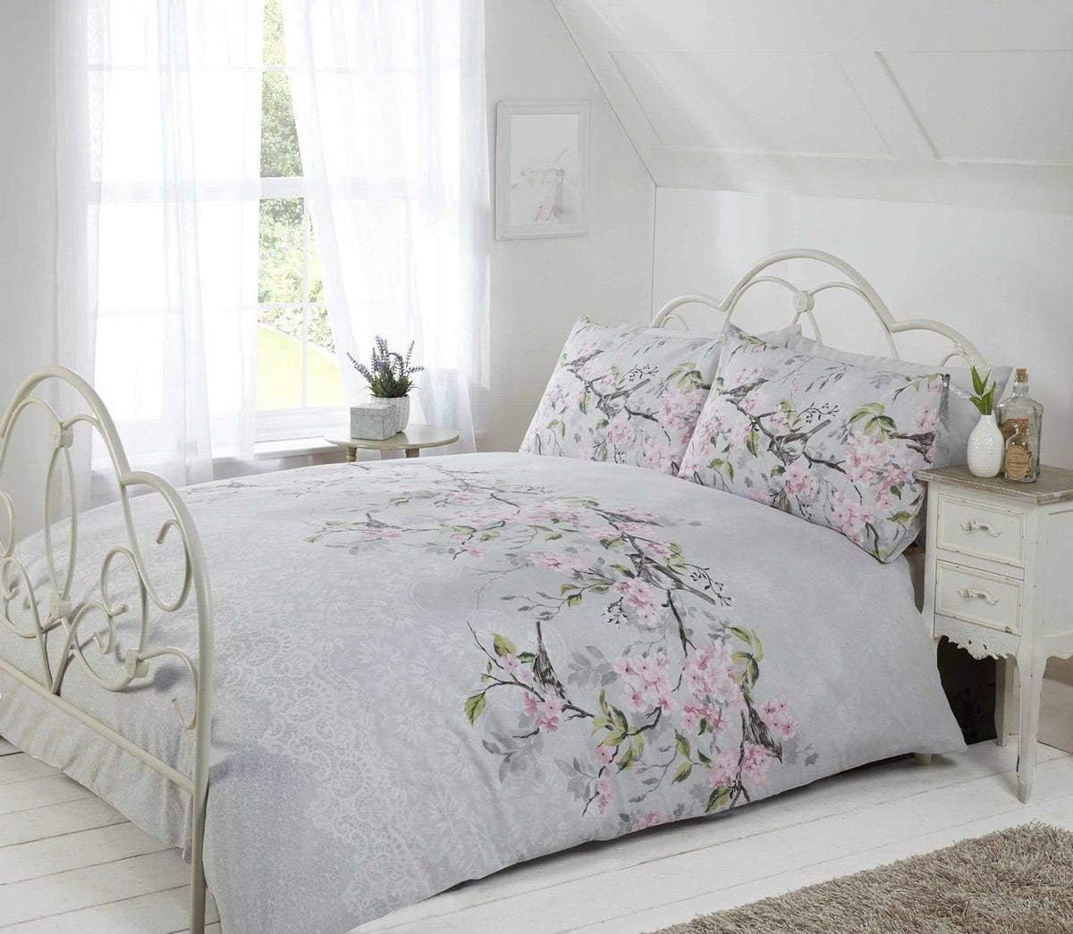 Rapport Duvet Cover Set, Polyester-Cotton, Duck Egg, Double, 12396687 - Image 4