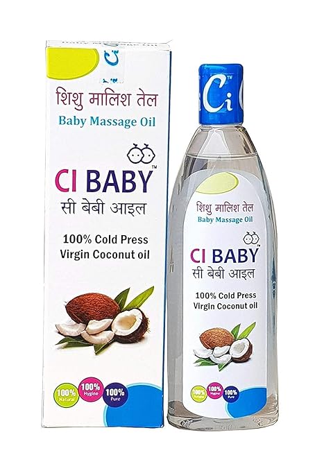 Ci Baby Rich Moisture With Coconut Oil Vitamin E Enriched With Nature S Best Herbs Enhances Bone Mineralization Massage Oil For Babies 100 Ml 0 5 Yrs Pack Of 2 200 Ml Amazon In Baby