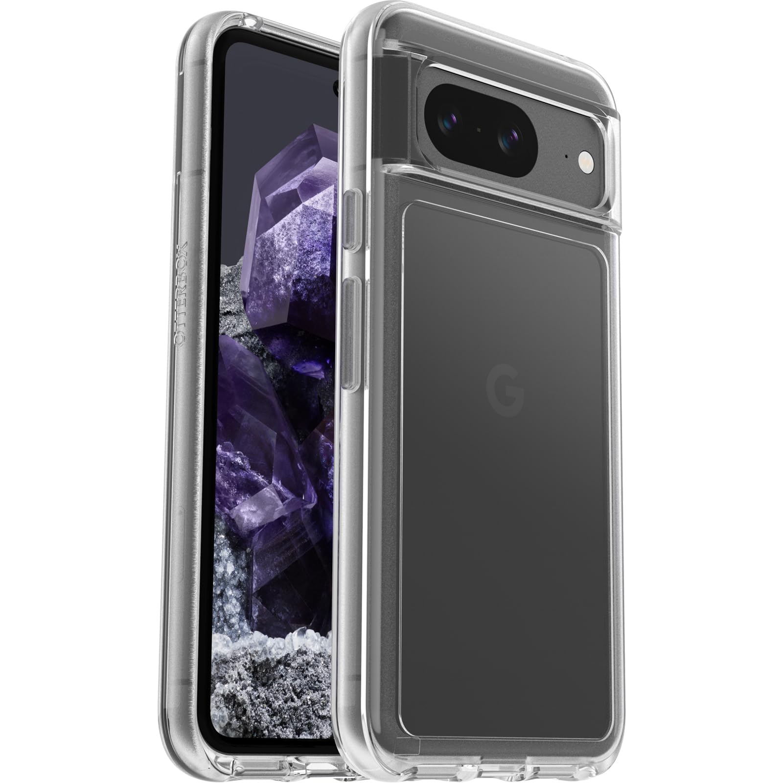 OtterBox Symmetry Clear Case for Google Pixel 8, Shockproof, Drop proof, Protective Thin Case, 3x Tested to Military Standard, Clear — image 1
