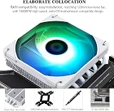 Thermalright AXP120-X67 WHITE ARGB Low Profile CPU Cooler 67mm AM4 LGA1700 view 3