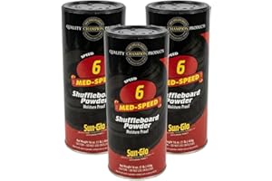 Sun-Glo Shuffleboard Powder Speed #6-3 Pack/Cans