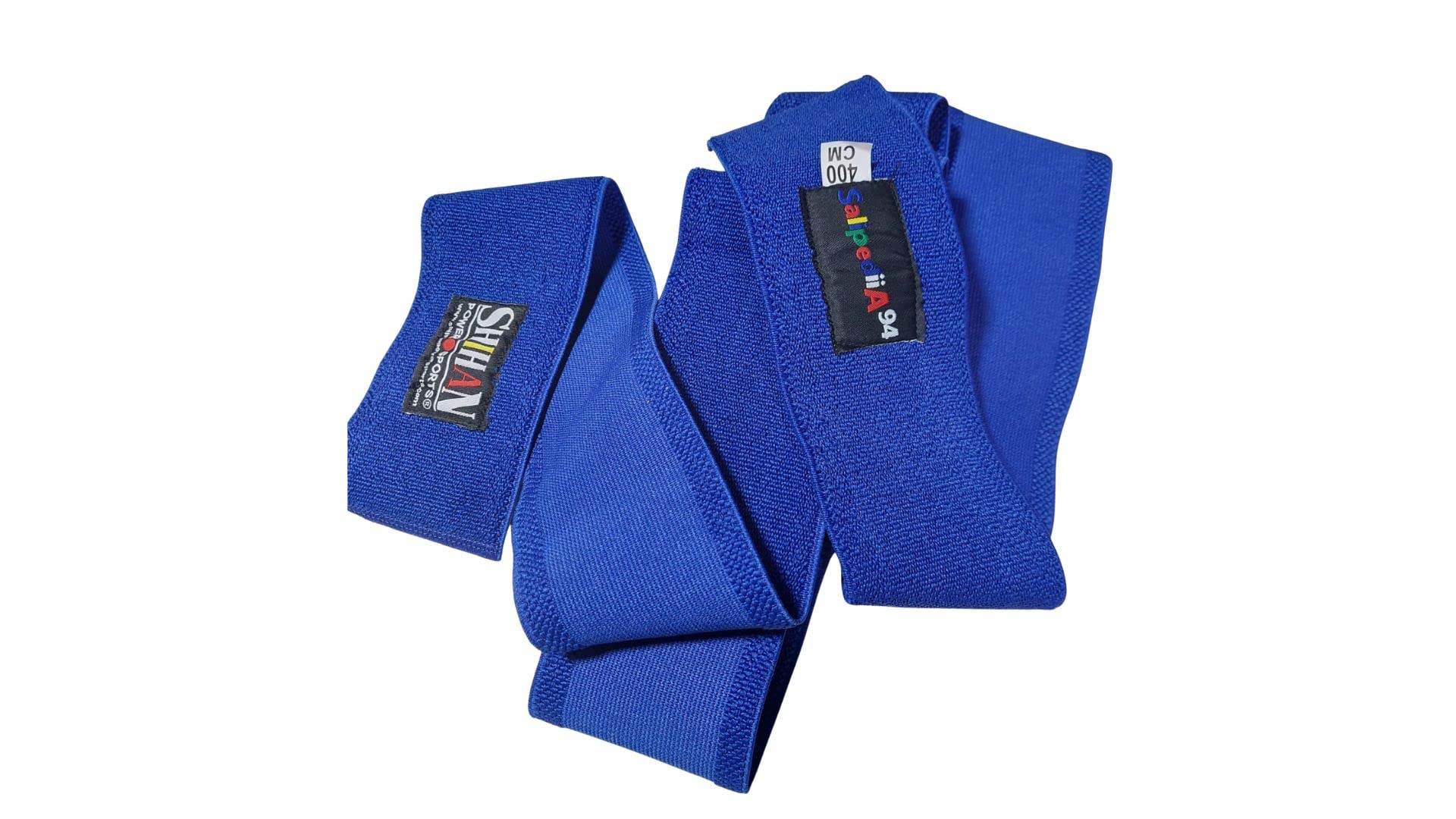 KENDO BLUE Japanese OBI-BELT Elasticated- Flexi 'KURO' Obi Belt Iaido- KENDO, AIKIDO - 400cm x 8cm Easy Comfortable Tie