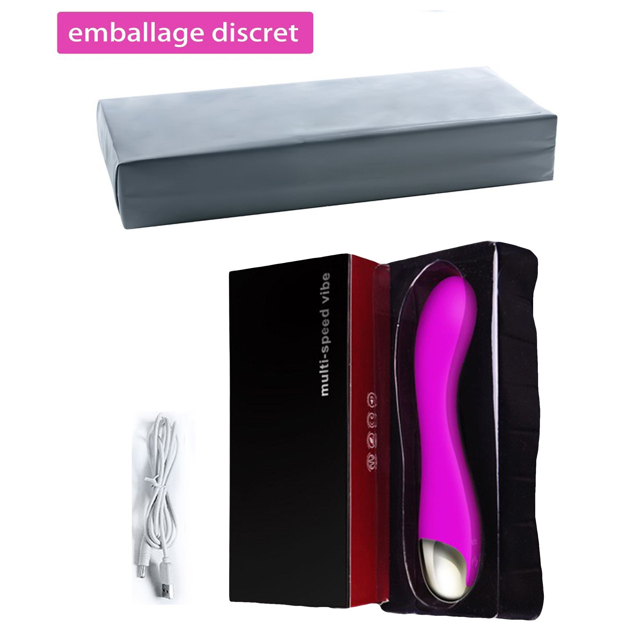 ViiNA VA Vibrador Masajeador 10 Frecuencias Vibración Carga por USB