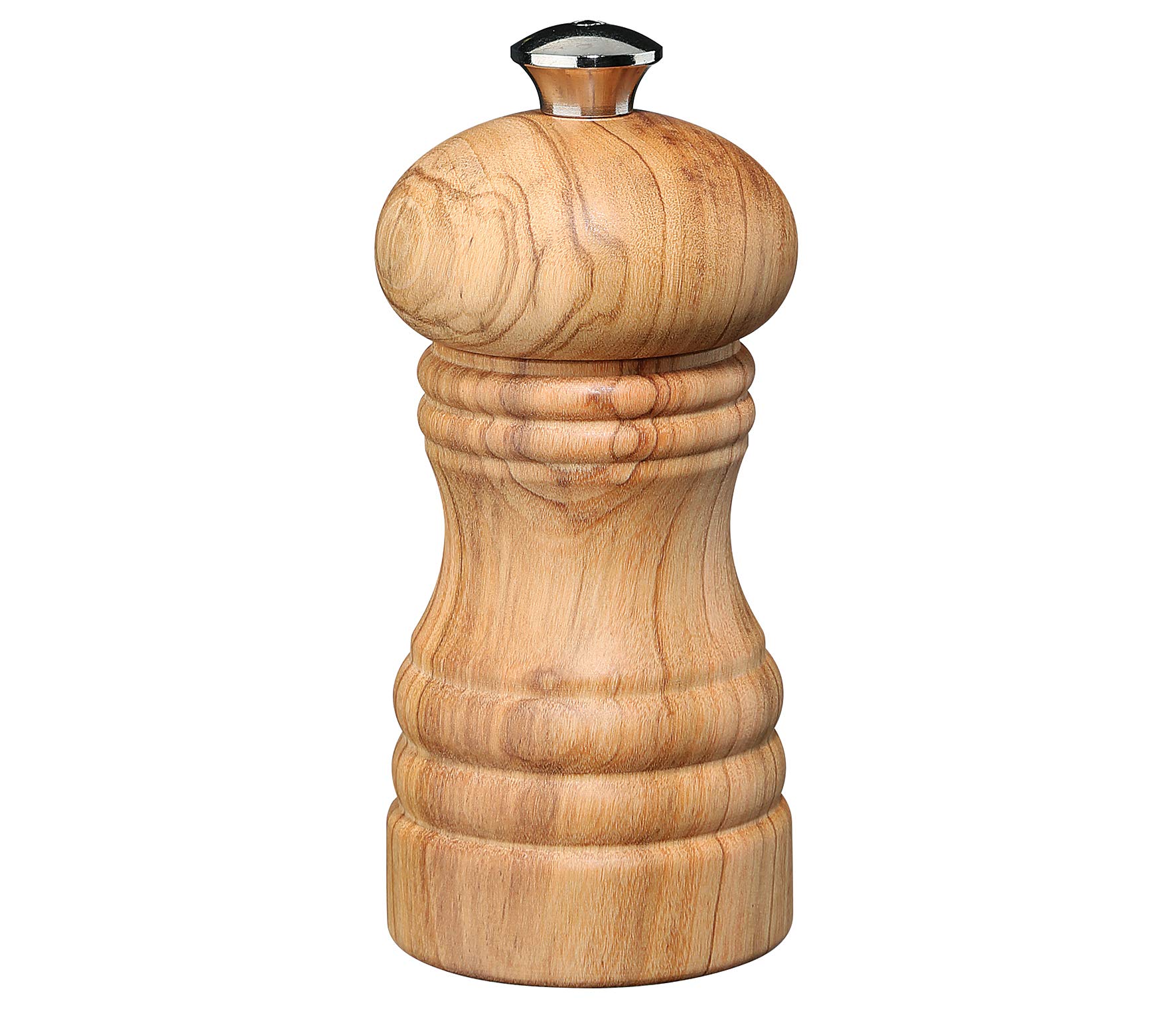 Zassenhaus Berlin Pepper Mill 12 cm Olive Wood Original Zassenhaus Ceramic Grinder Made in Germany Suitable for Dried Spices Spice Mill Gift Idea Kitchen Aid