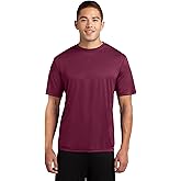 Dri-Tek Men's Big and Tall Short Sleeve Moisture Wicking Athletic T-Shirt