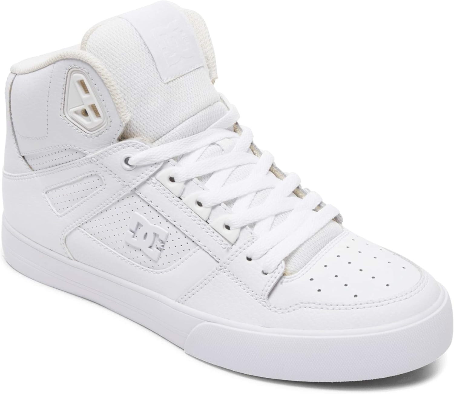 DC Men�s PURE HIGHTOP WC Skate Shoe, White/White/Gum, 13 DC Men�s PURE HIGHTOP WC Skate Shoe, White/White/Gum, 13