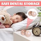 halit Tooth Fairy Box with Fairy Bag 3D Tooth Carved Wood Keepsake view 4
