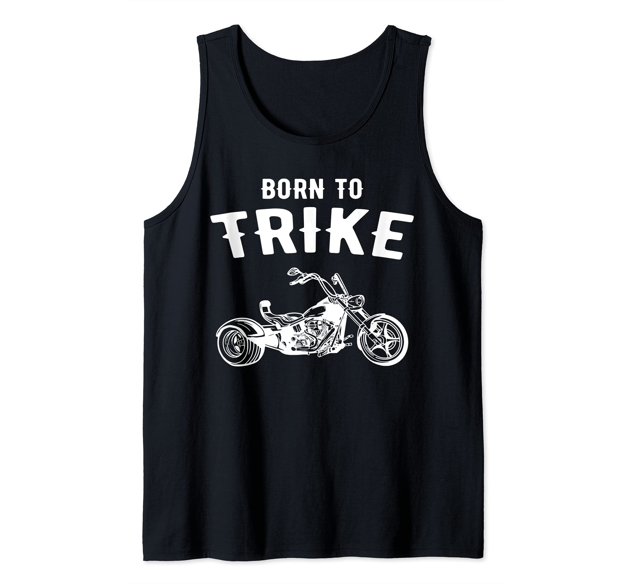 Trike motorcycle motortrike motif retro vintage motorcyclist Tank Top