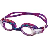 FINIS Mermaid Swim Goggles for Kids - Ages 4-10 - UV Protection - Anti-Fog Lenses - Soft Silicone Fit