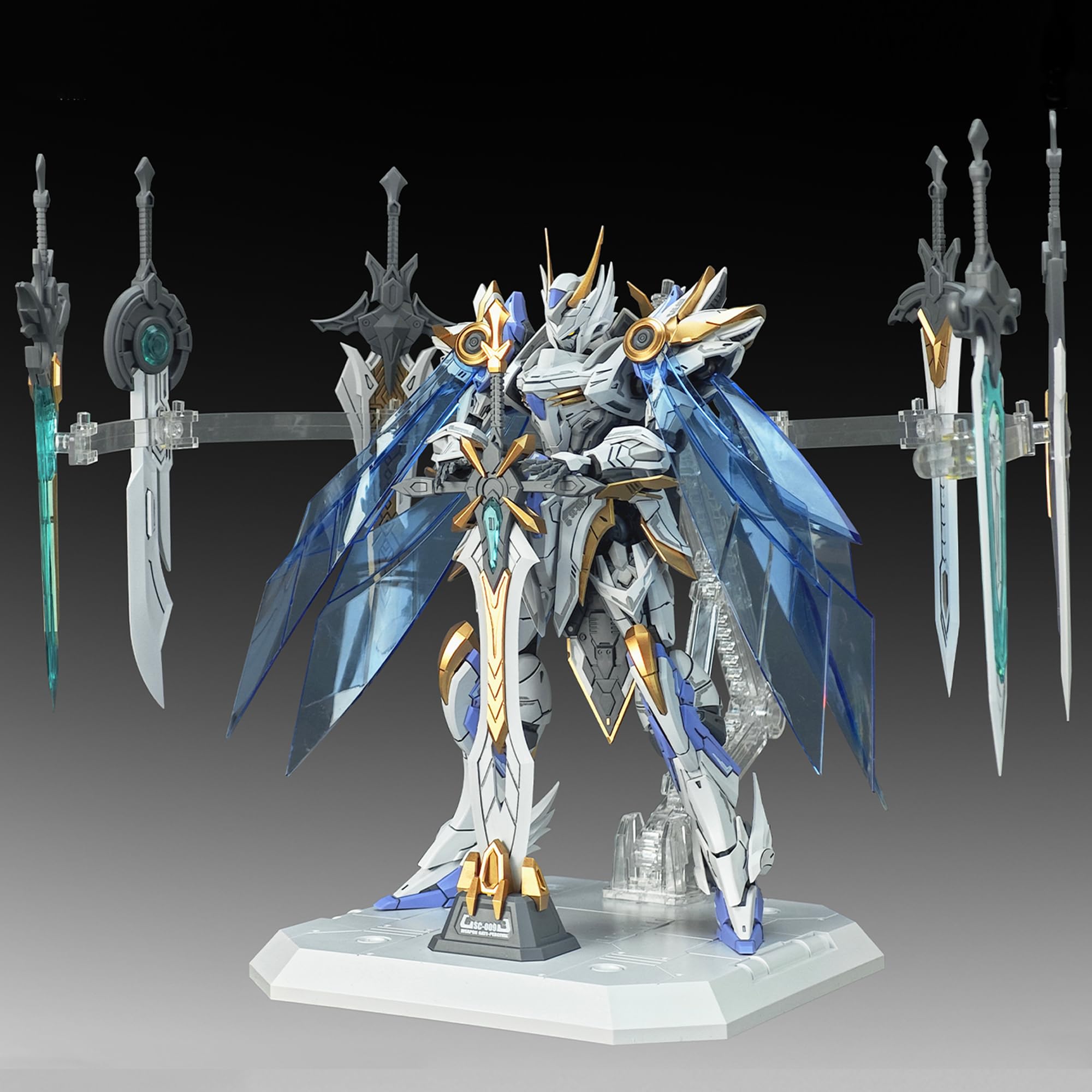 TOYVERSE SNAA 1/144 Figura Model Kit, The Round Table Knights Divine Invoker Percival, 16 cm, Movable Joints, Character Model, from 15 Years