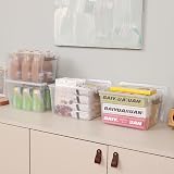 Citylife 8 Pack 5L Clear Storage Boxes with Lids 26x18x15 cm view 6