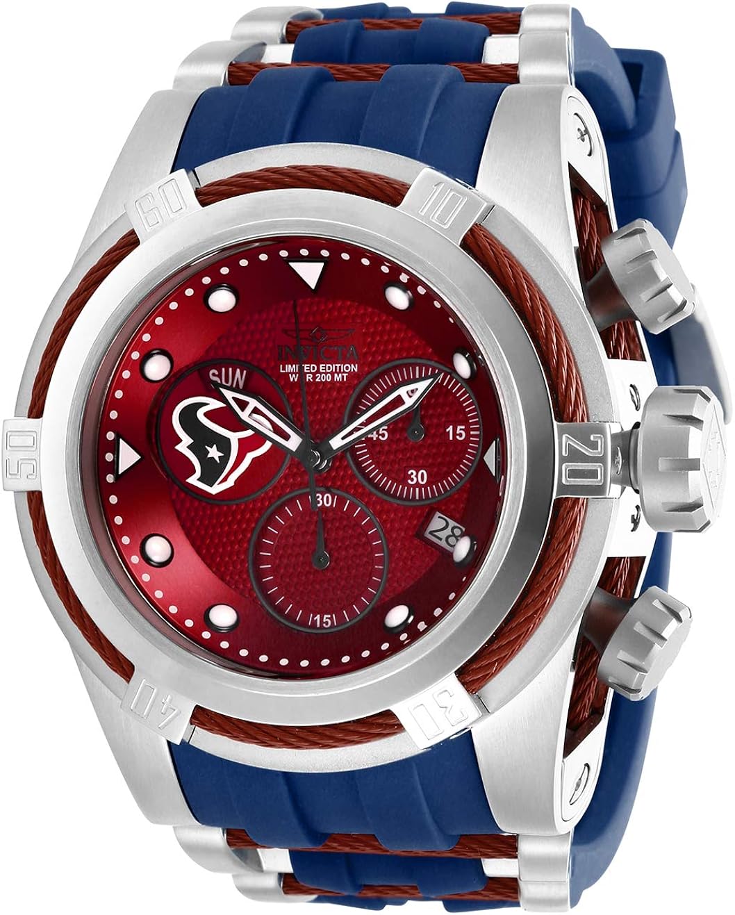 houston texans live stream on Amazon Com Invicta Nfl Houston Texans Bolt Zeus Invicta Watches