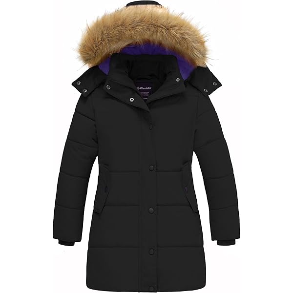 Girls Lightweight Puffer Jacket YTCAMLO Girls' Long Winter Coats