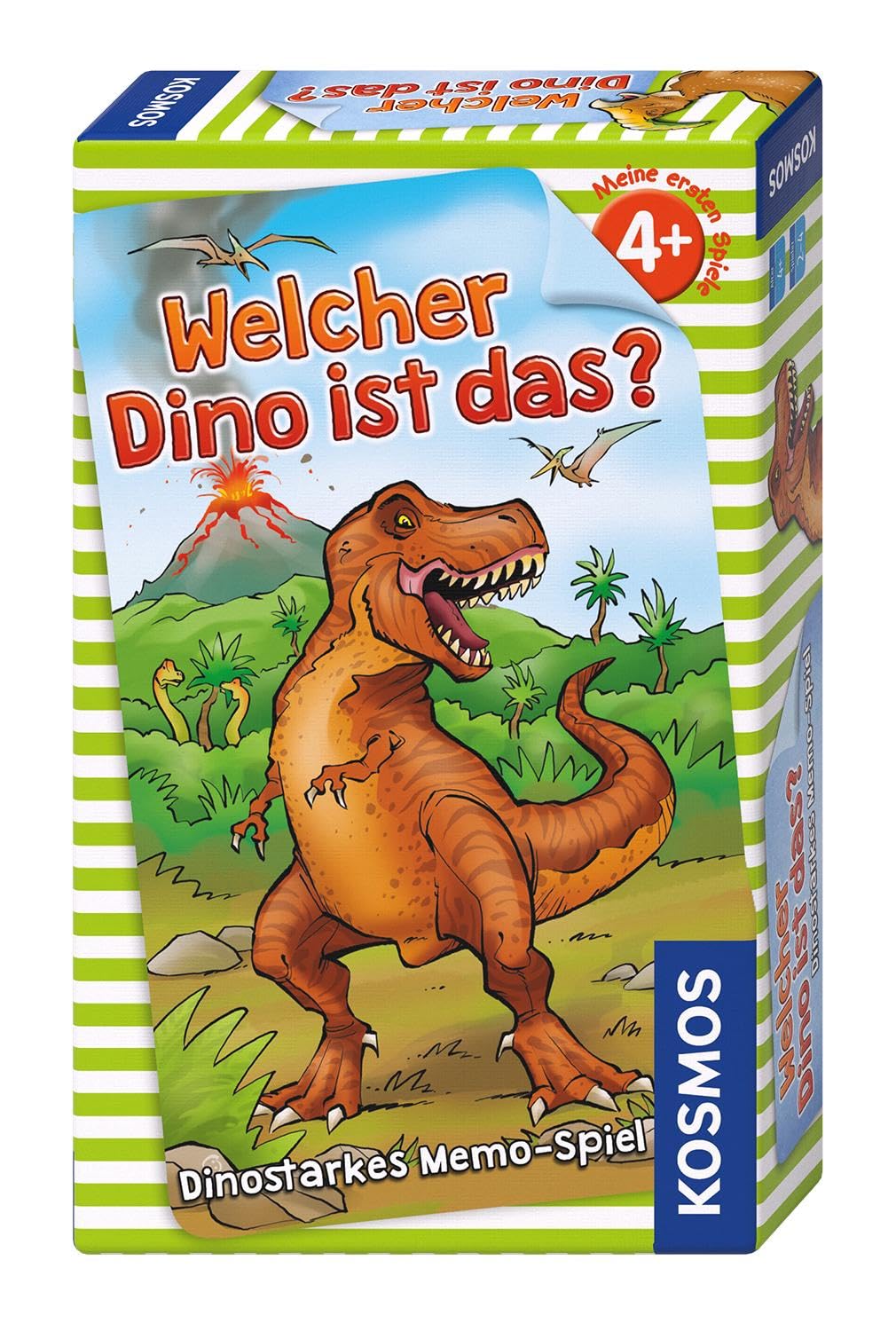 Kosmos 711313 What Dino is this? Dino Memo Game for Children from 4 Years, Children's Game for 2-4 Players, Ideal as a Travel Game